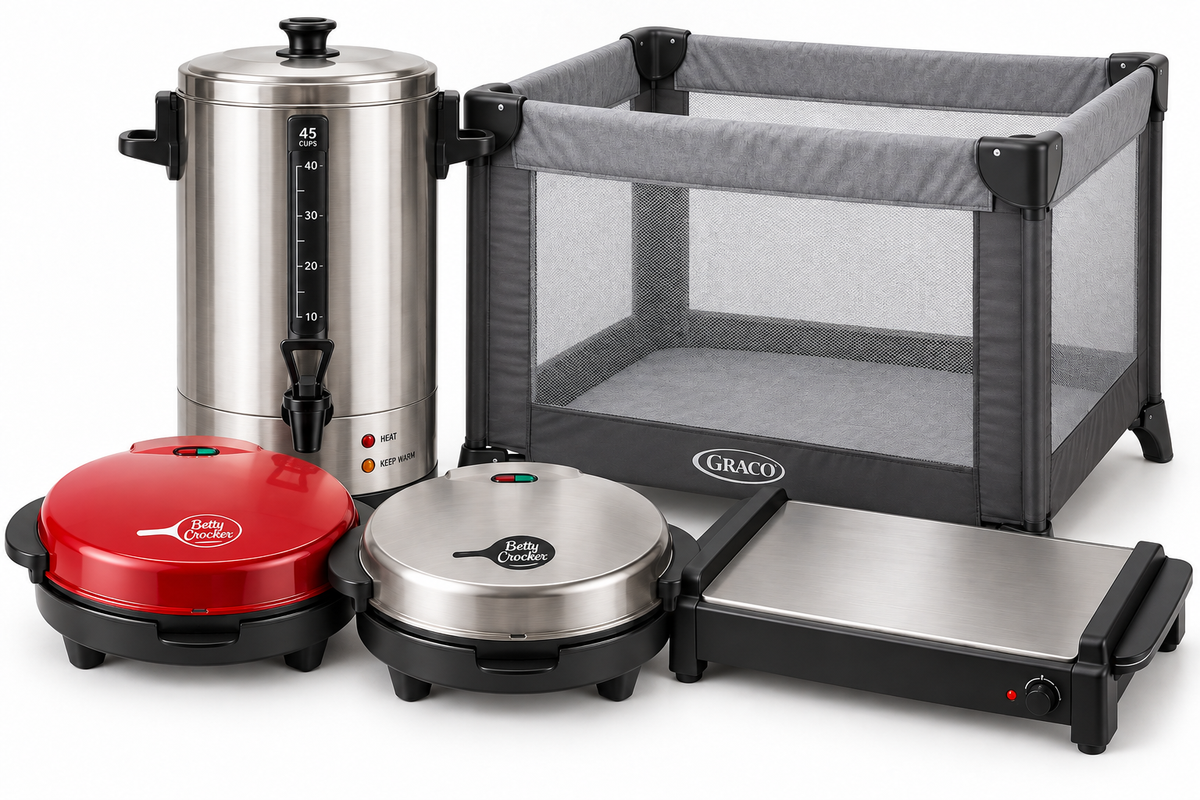 Item Rentals-Betty crocker, urn, hotplate, etc - click here